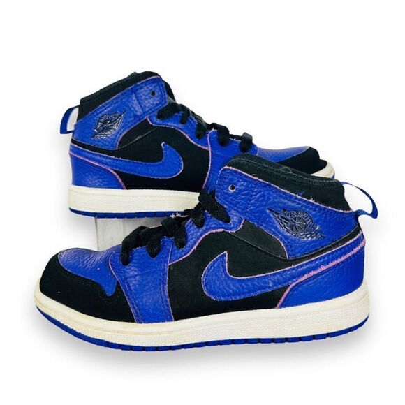 Air Jordan 1 Mid PS 'Dark Concord' 640734-051 Toddler 13 - Picture 1 of 11